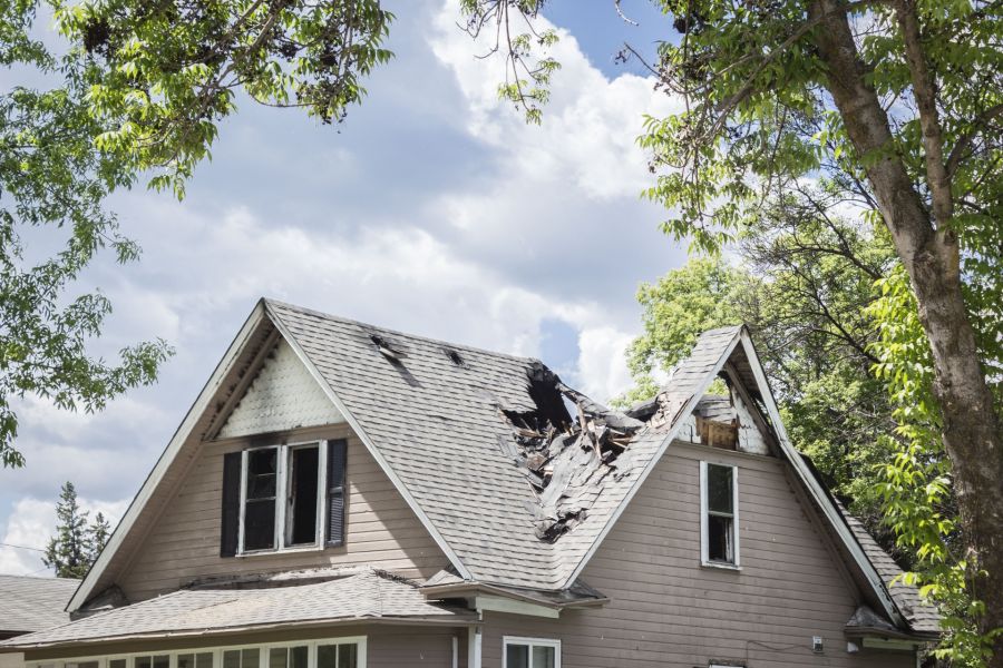 Storm Damage Restoration by Crisis Management Restoration Services